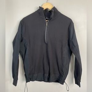 Athleta Black Half-Zip Pullover Jacket